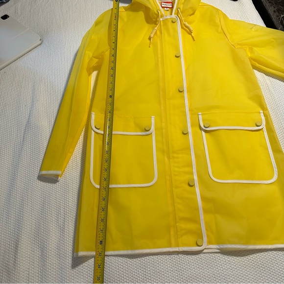 Yellow raincoat unisex Hunter New without tag. Size M. - Picture 10 of 11